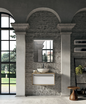 SUITE 05 - Wall-mounted wooden vanity unit by Gruppo Geromin - view 3